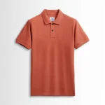 Pure Cotton Polo Plain T Shirts (Light Pista) Without Pocket